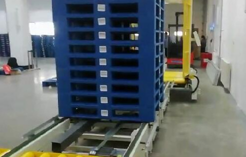 利阳自控的在线托盘整形器(RA-2)和离线托盘整形机（RA-1）